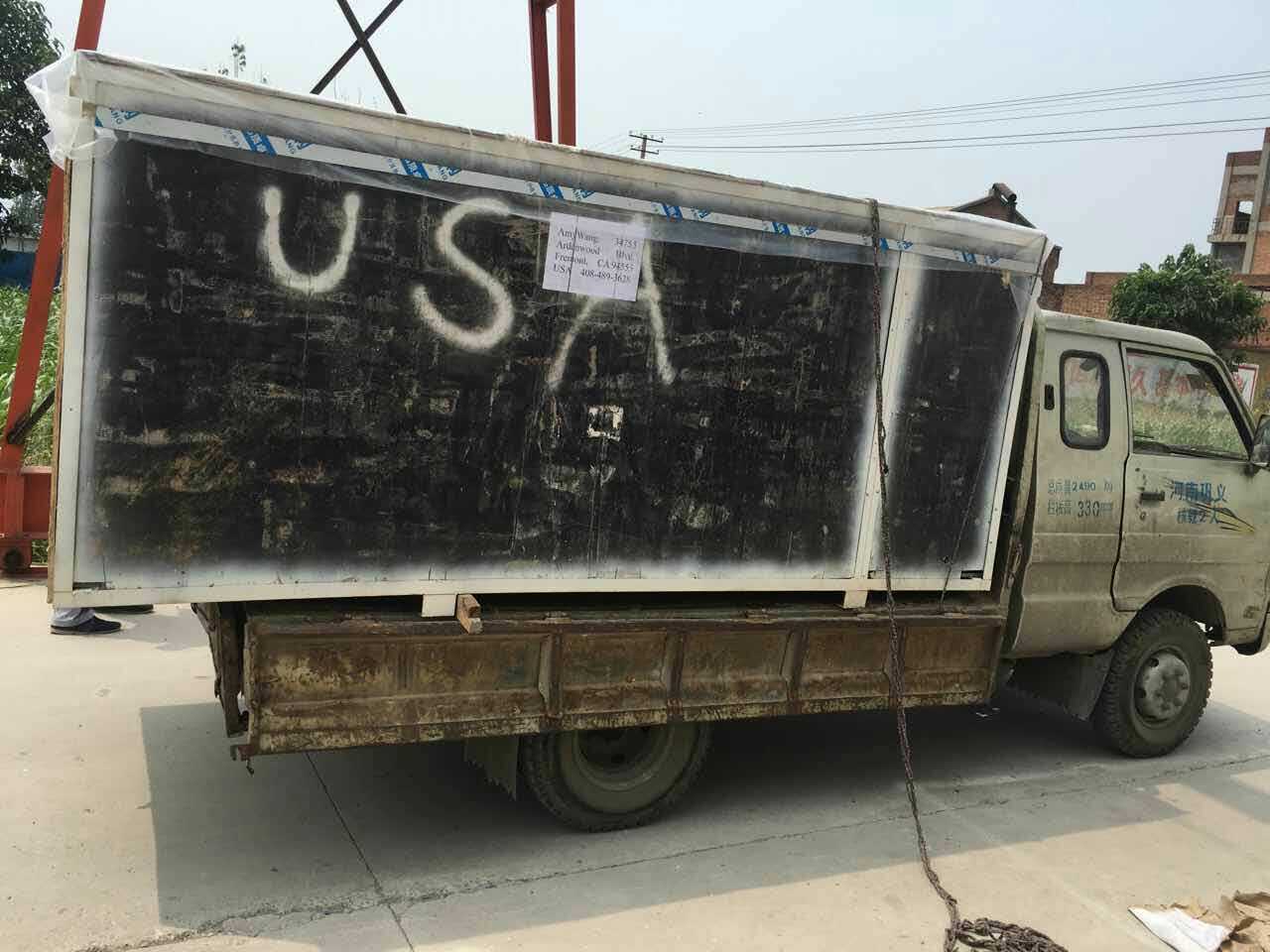 發(fā)往美國的設(shè)備